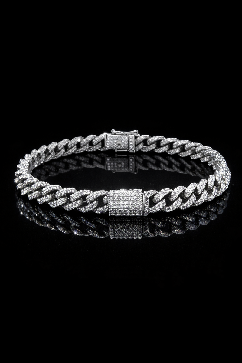 Moissanite Cuban Bracelet