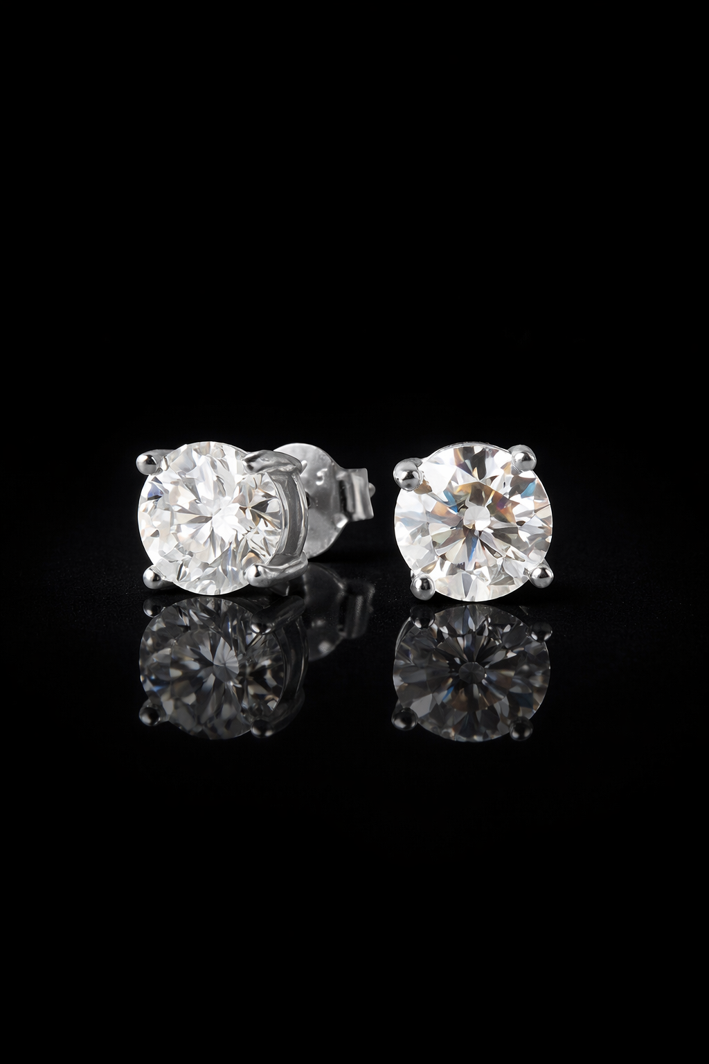 Moissanite Stud Earrings